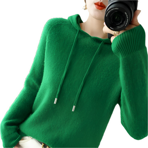 Sophia – Luxe Cashmere Hoodie voor Dames