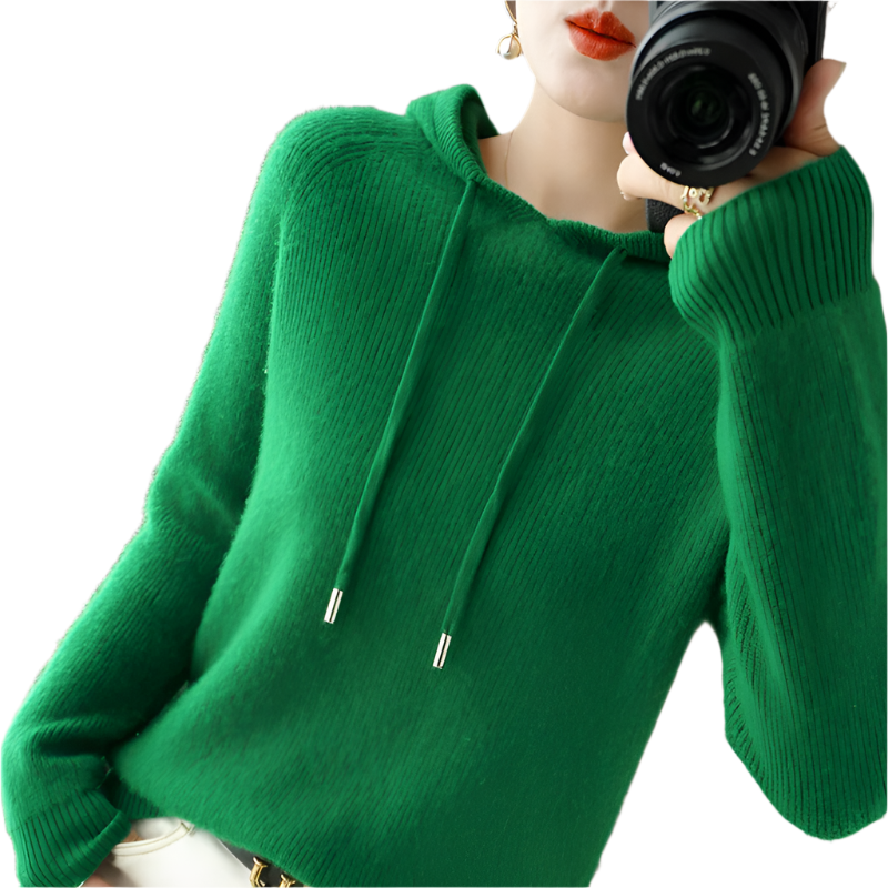 Sophia – Luxe Cashmere Hoodie voor Dames