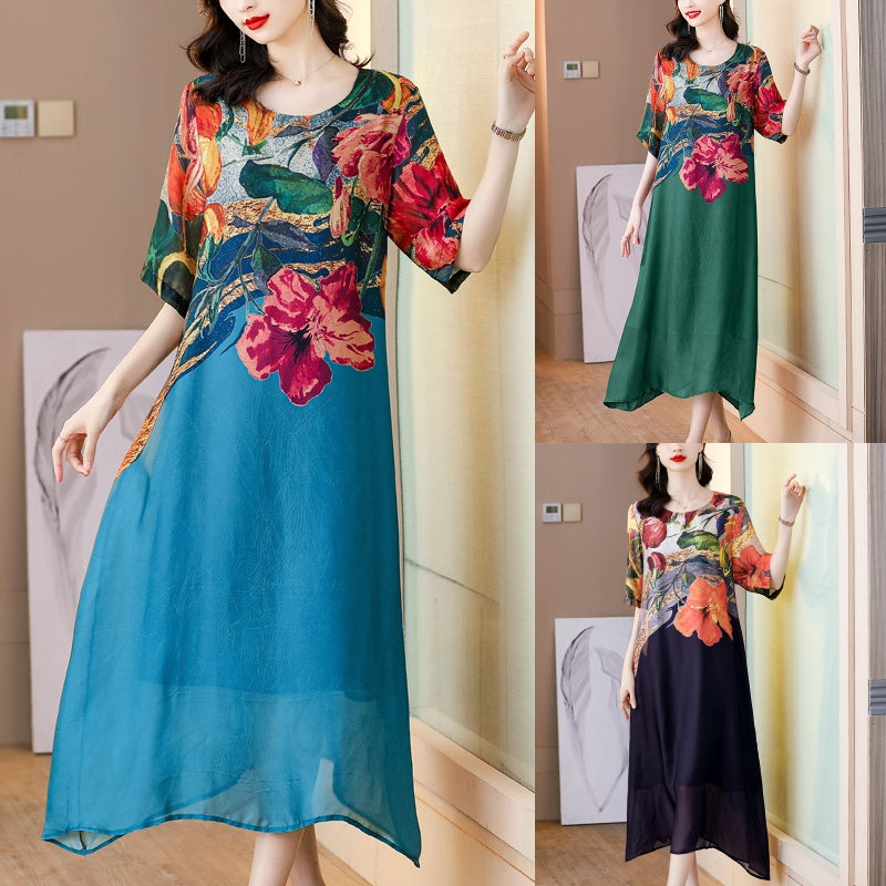 NicoSantoro™ Casual Elegante Jurk Met Print