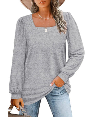 Elena – Luxe Dames Longsleeve Top