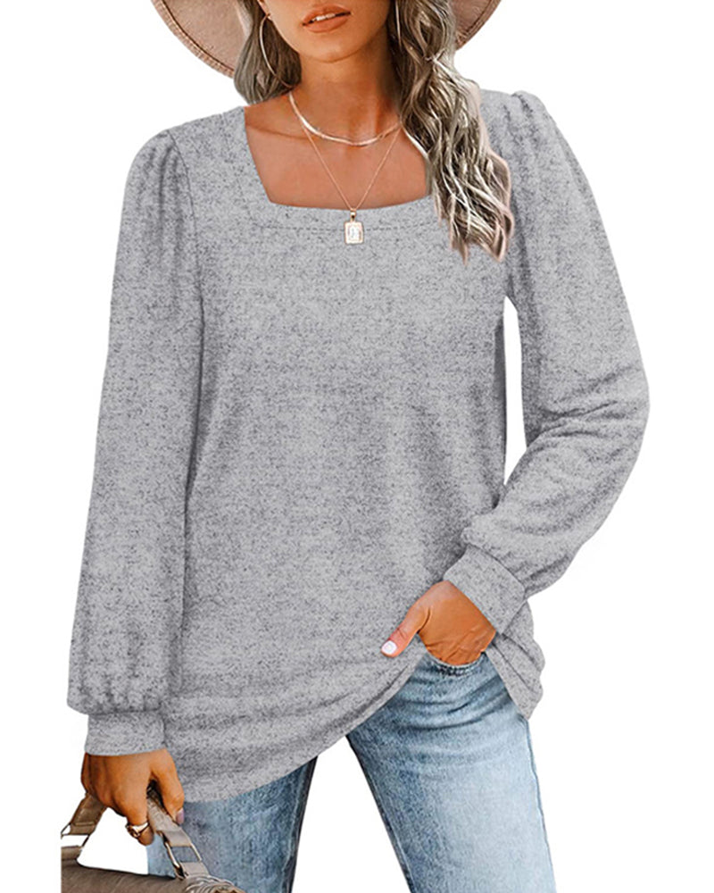 Elena – Luxe Dames Longsleeve Top
