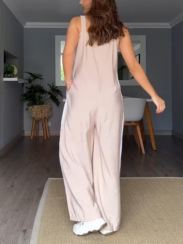 MariaTeresa Vierkante Hals Jarretel Jumpsuit