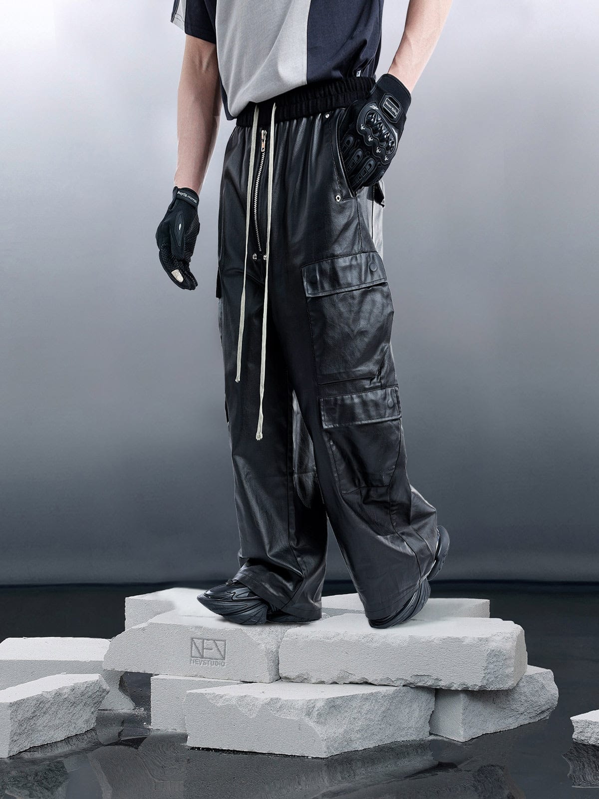 SofiaFerrari NEV Punk Grote Werkbroek