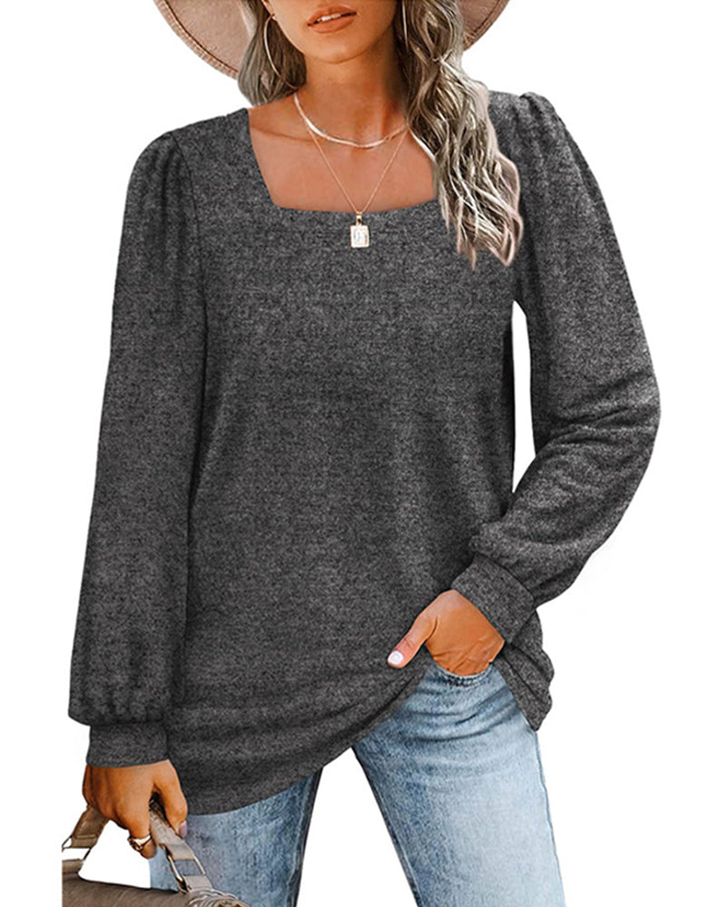 Elena – Luxe Dames Longsleeve Top