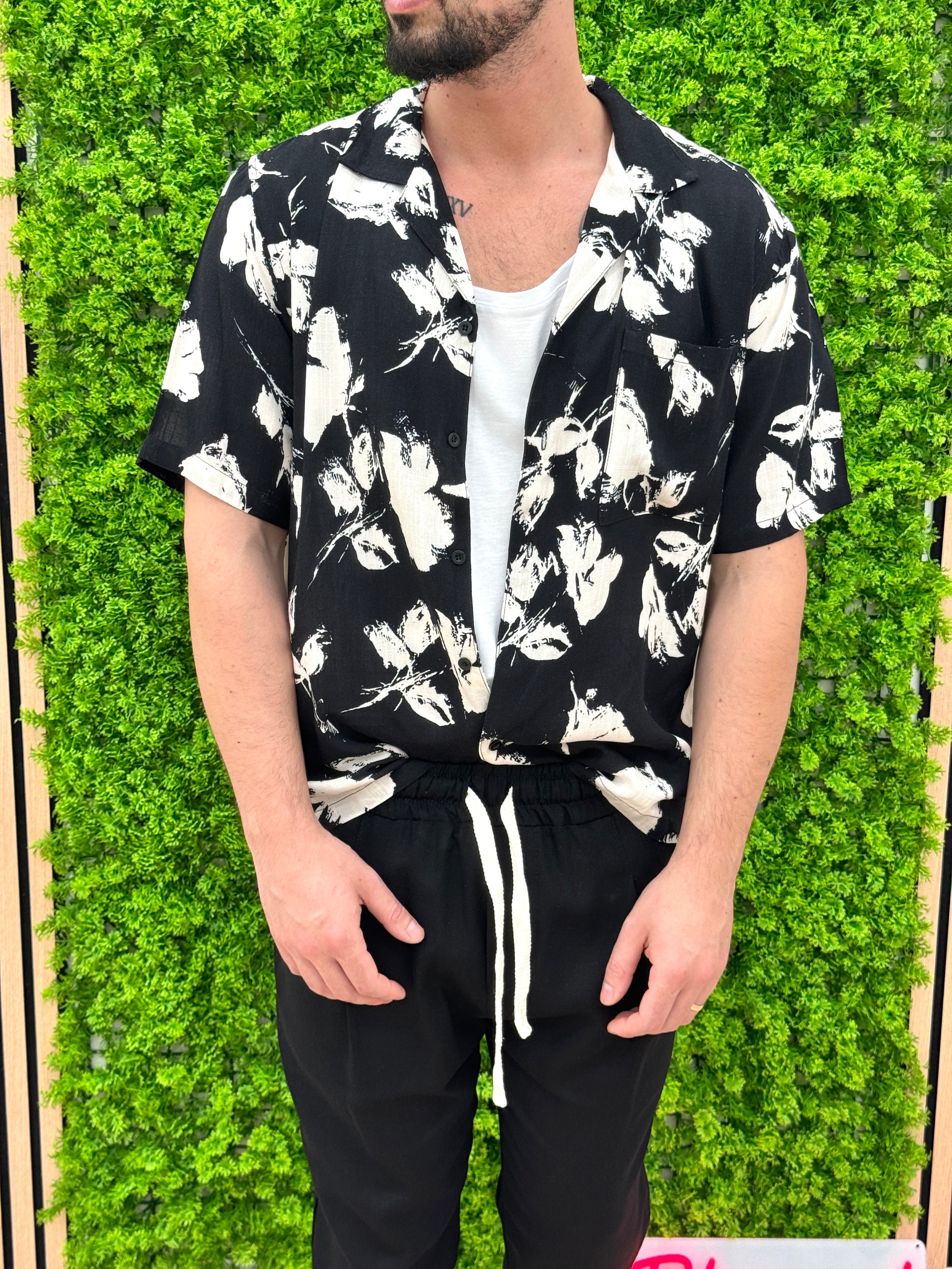 RenzoVitali Mykonos overhemd met patroon