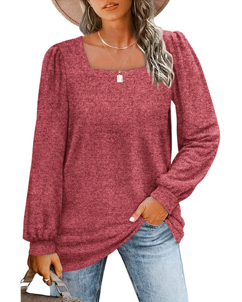 Elena – Luxe Dames Longsleeve Top