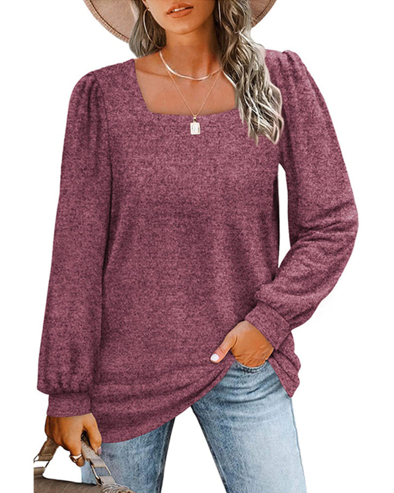 Elena – Luxe Dames Longsleeve Top