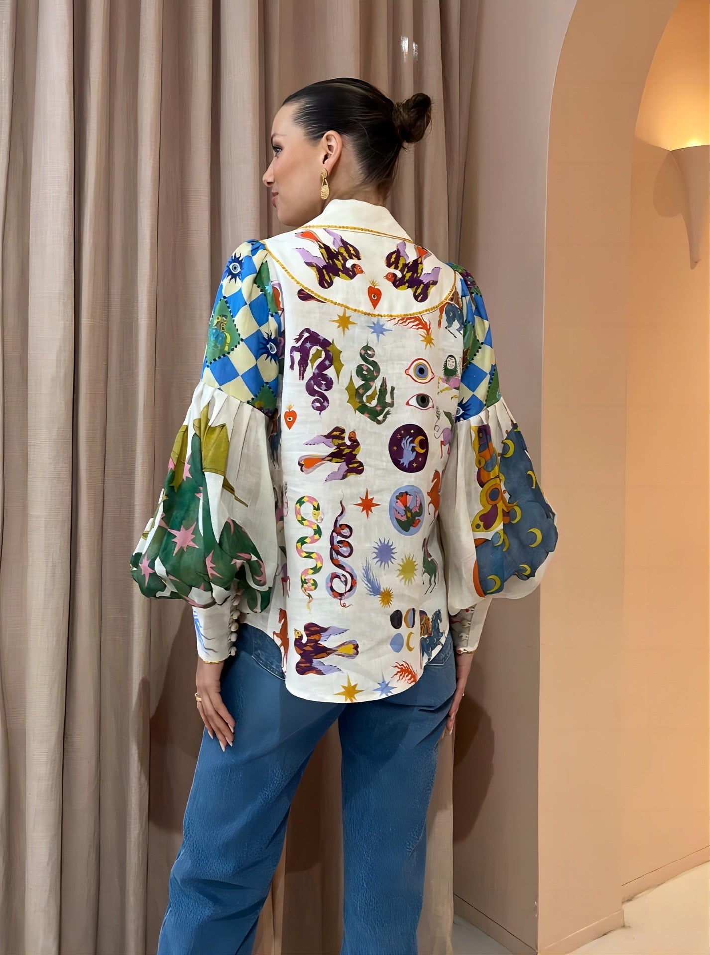 AntonioBianchi Vest met lange mouwen voor dames