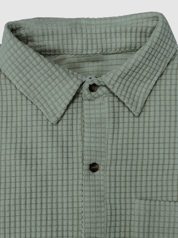 LucaRomano Heren Corduroy Overhemd