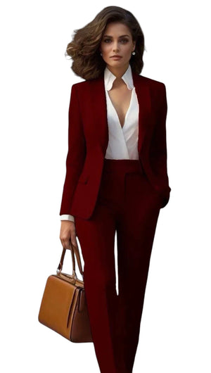 Alessandra – Dames Comfortabele en Stijlvolle Blazer & Broek Set