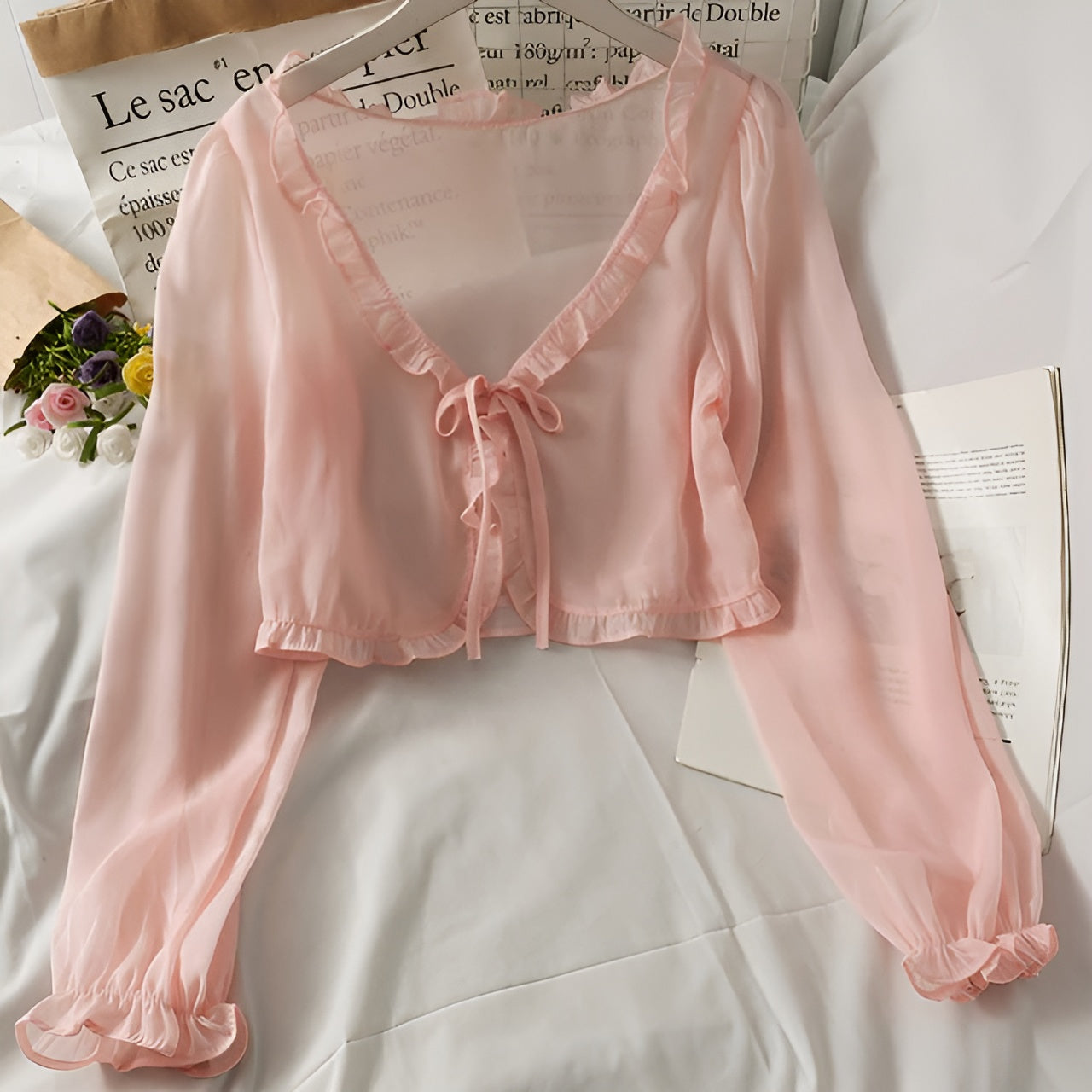 Celeste – Elegante Dames V-Hals Voorjaarsblouse