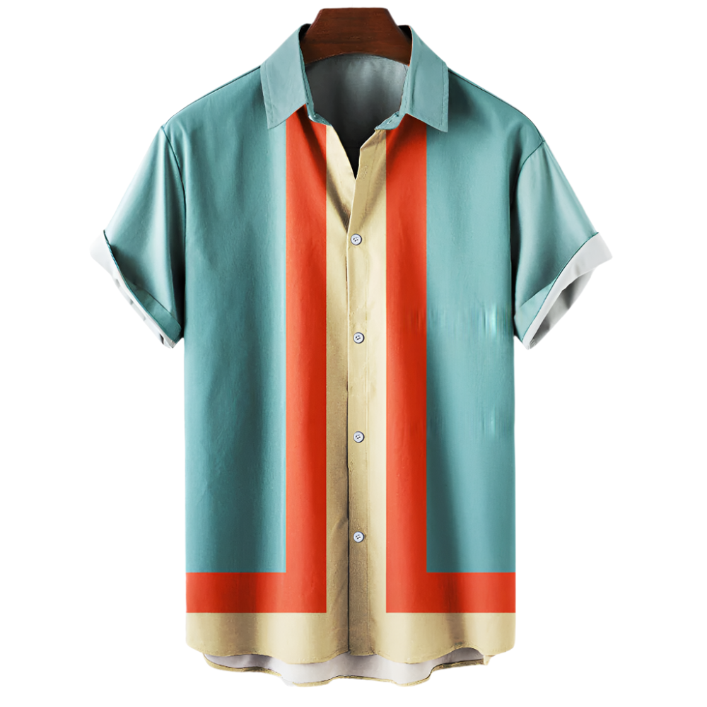 Luca – Ademend Korte Mouwen Overhemd voor Heren