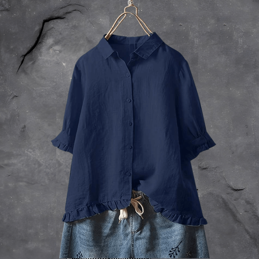 ClaraMoretti Elegant Overhemd Voor Vrouwen