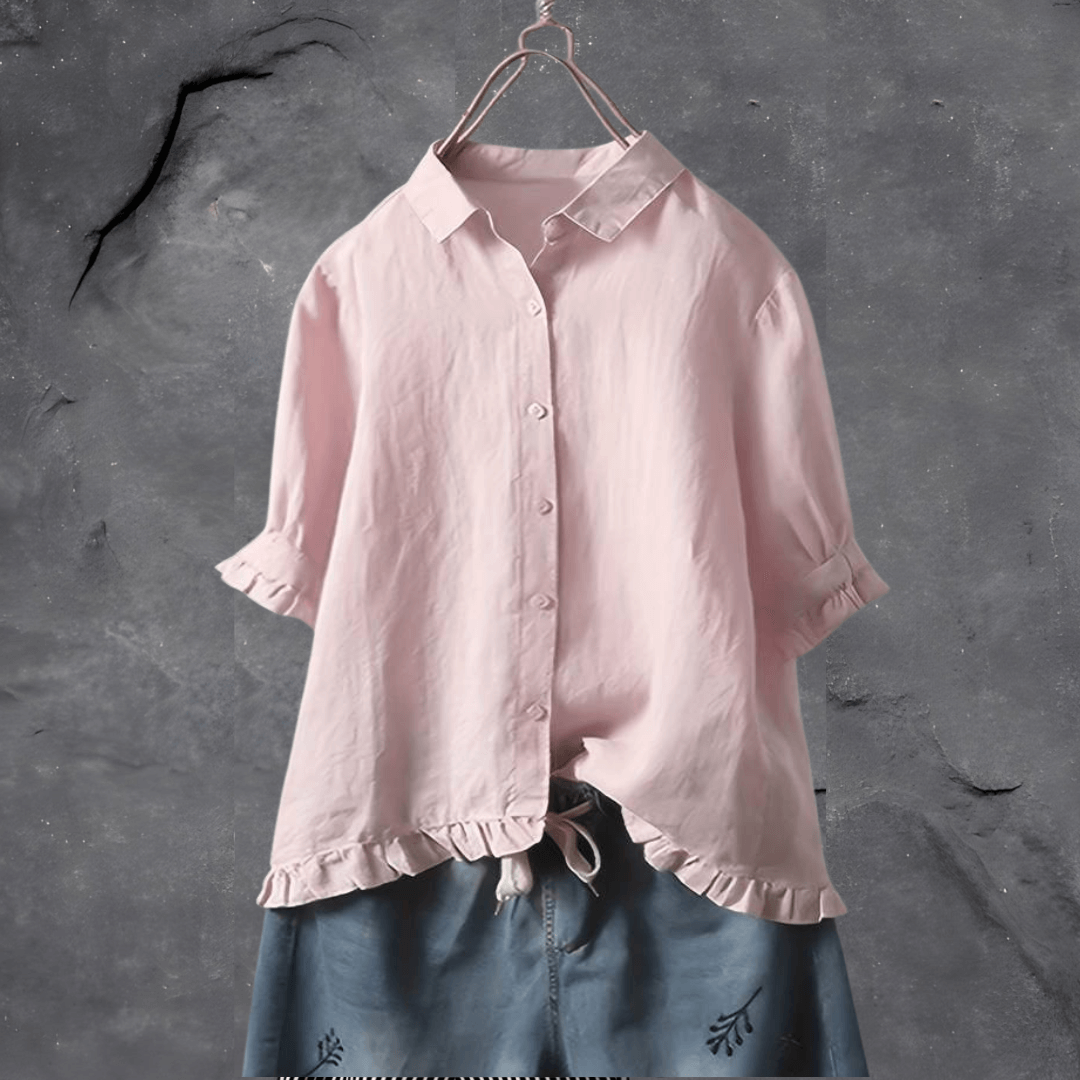 ClaraMoretti Elegant Overhemd Voor Vrouwen