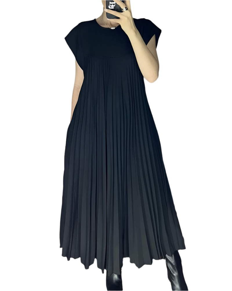 Chiara – Tijdloos Comfort Dames Midi Jurk