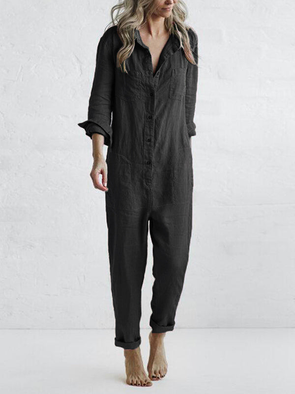 MarcoBellini Jumpsuit Lange Mouwen