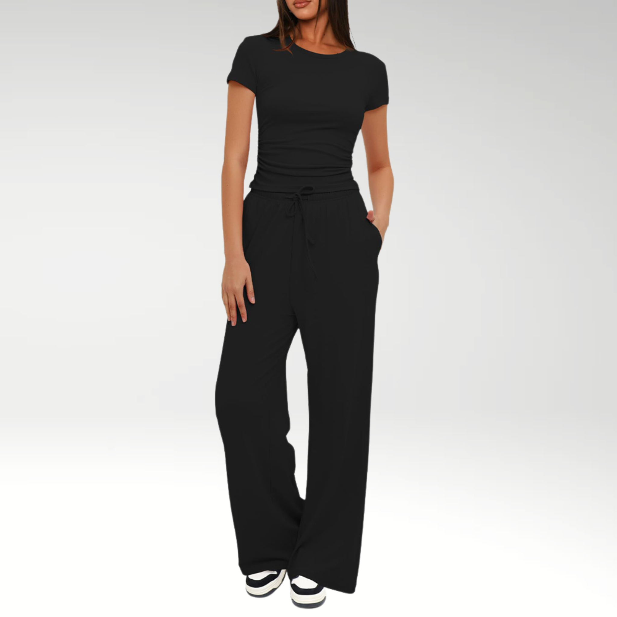 ElenaMarino Effortless Comfort Tweedelige Set Voor Vrouwen