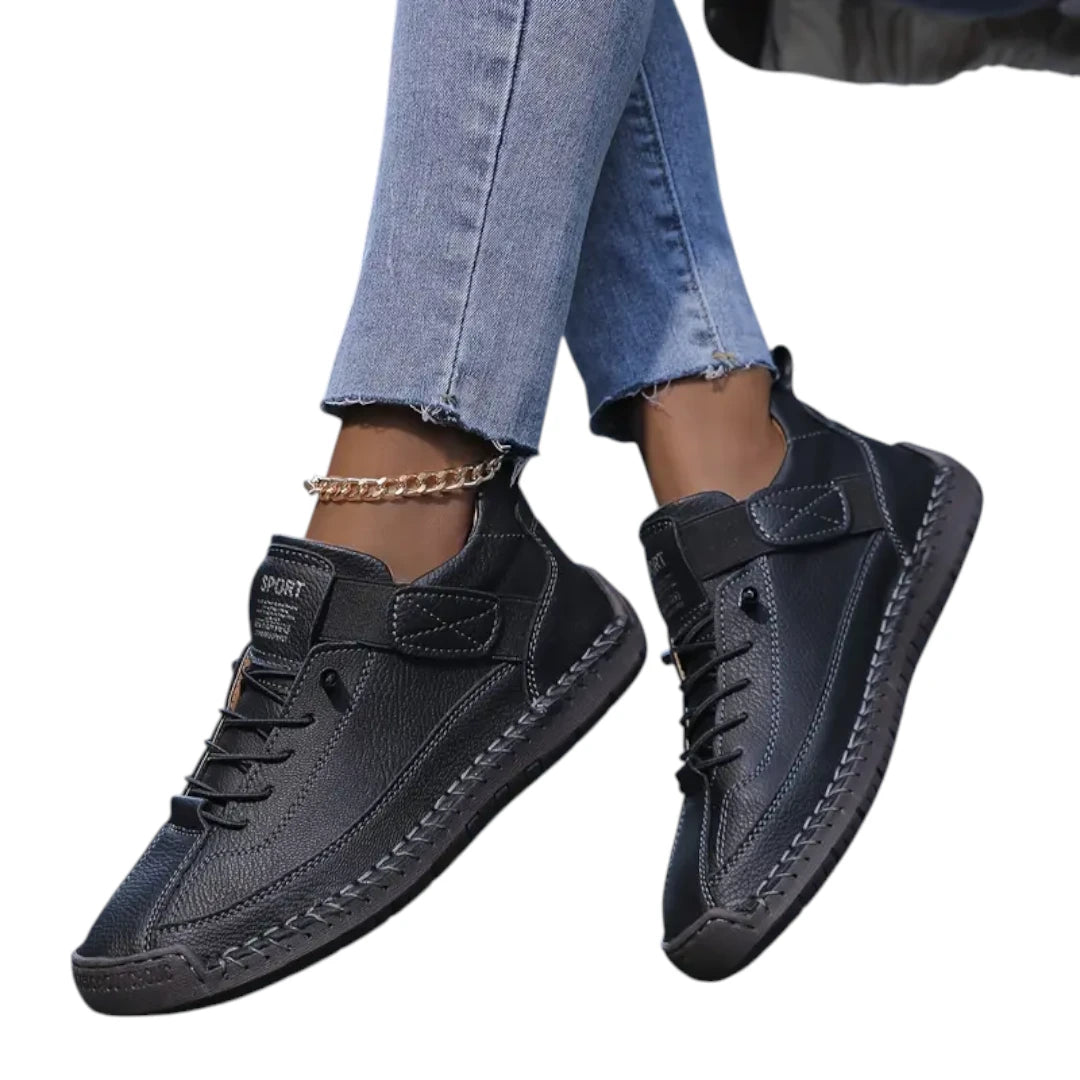 Althea – Lichtgewicht Dames Leren Sneakers voor Elke Dag