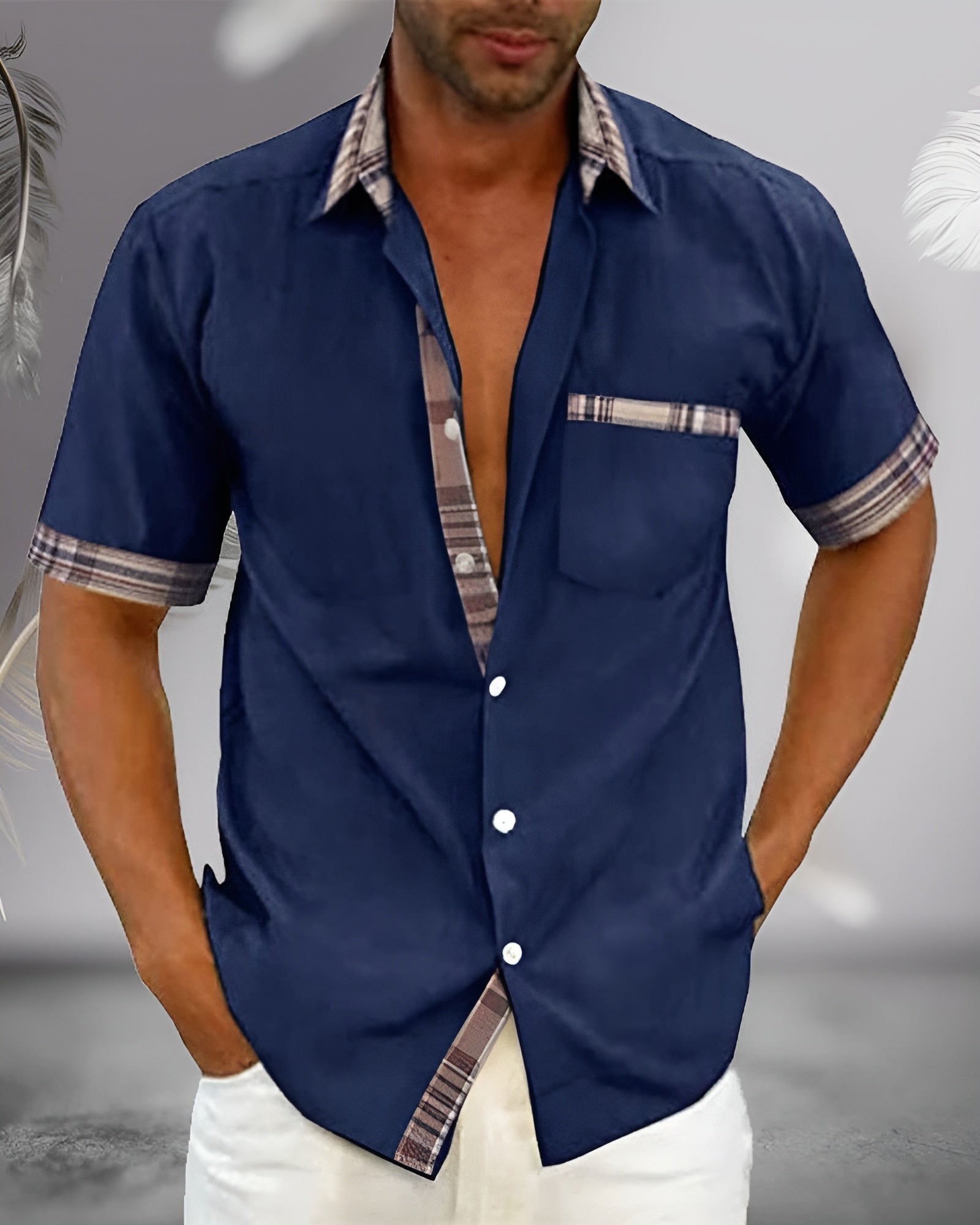 Casimir – Korte Mouwen Klassieke Overhemd voor Heren