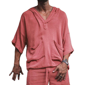 Lorenzo – Losvallende Zomerset van Katoen voor Heren