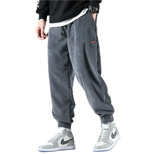 Luca – Stretch-Fit Grijze Casual Broek voor Heren