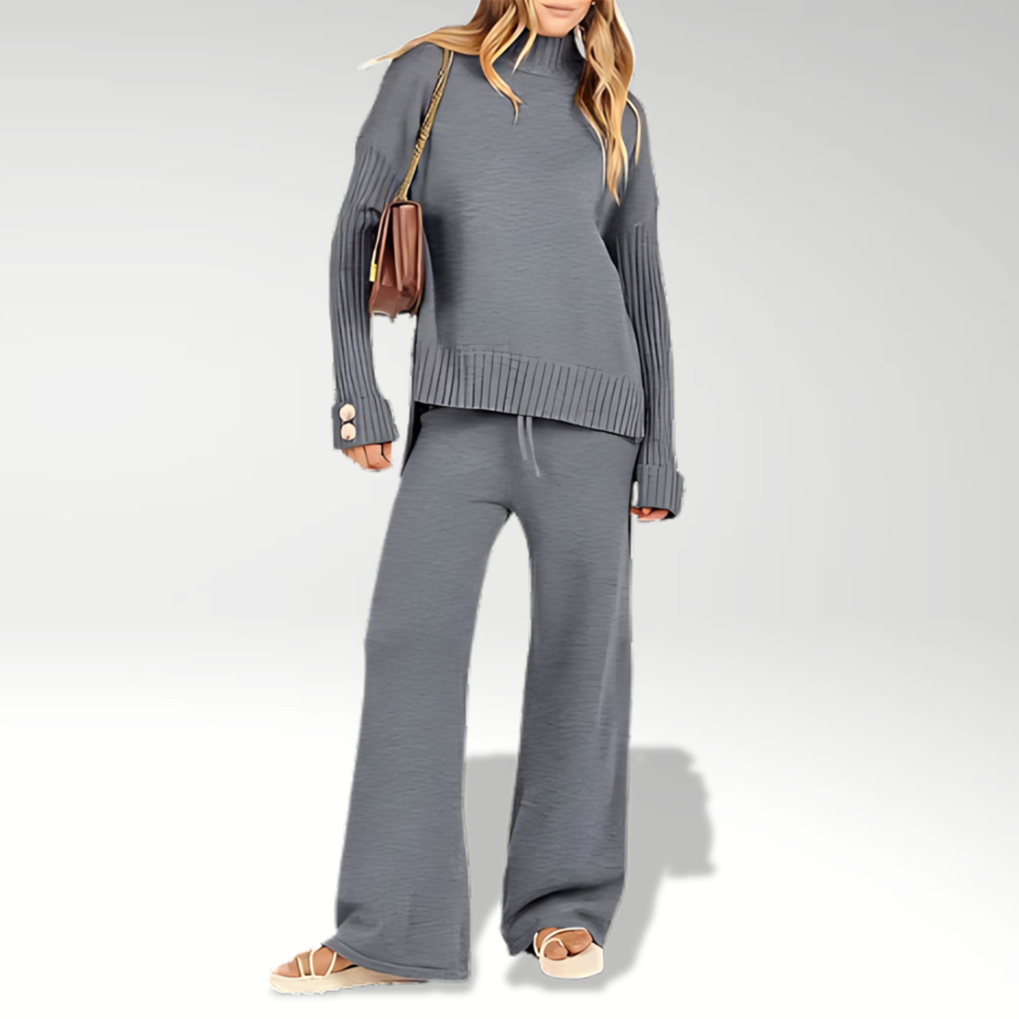 SofiaCalabrese Moeiteloze Elegantie Tweedelige Set Voor Vrouwen