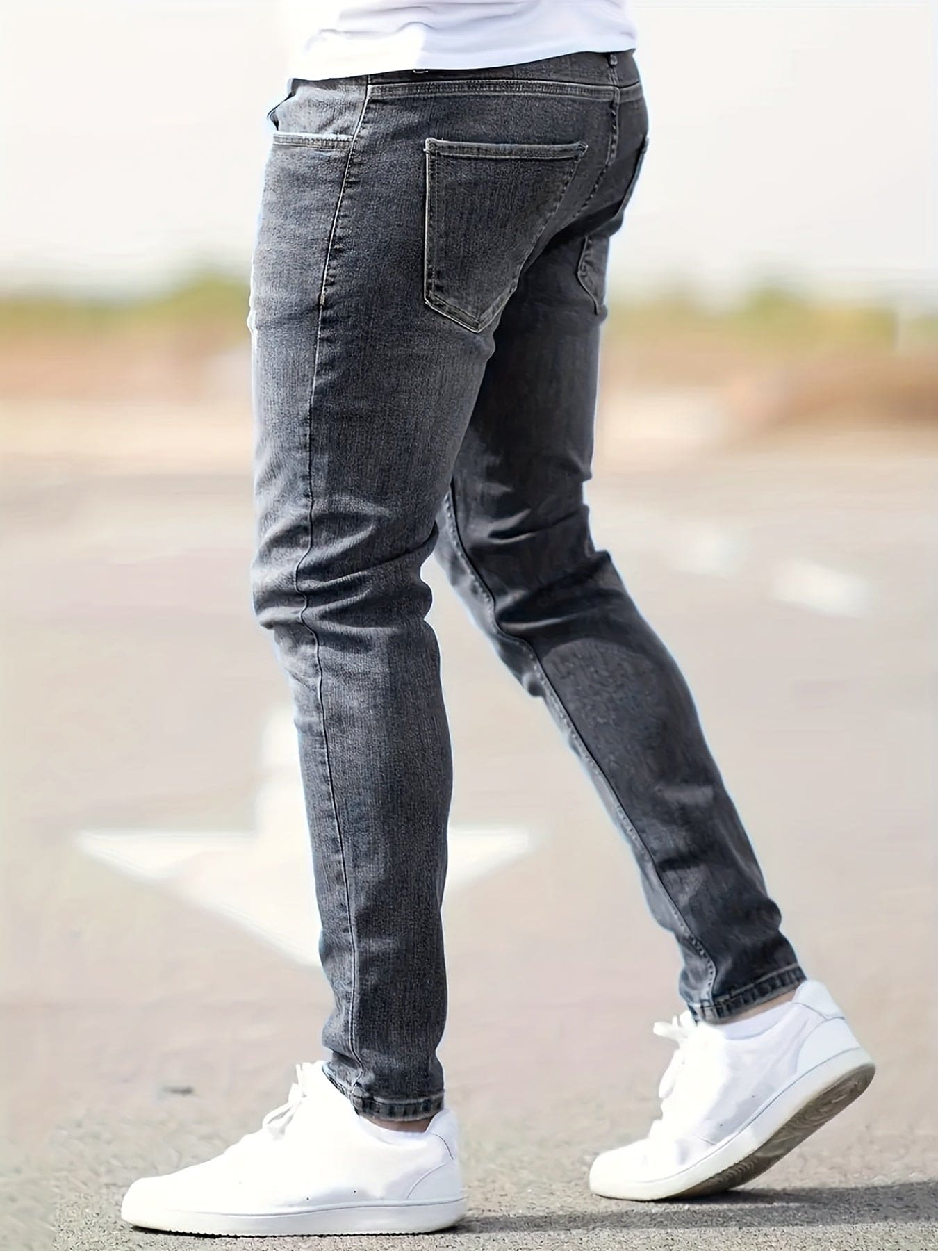 Marco – Slim-Fit Heren Ribbed Denim Jeans