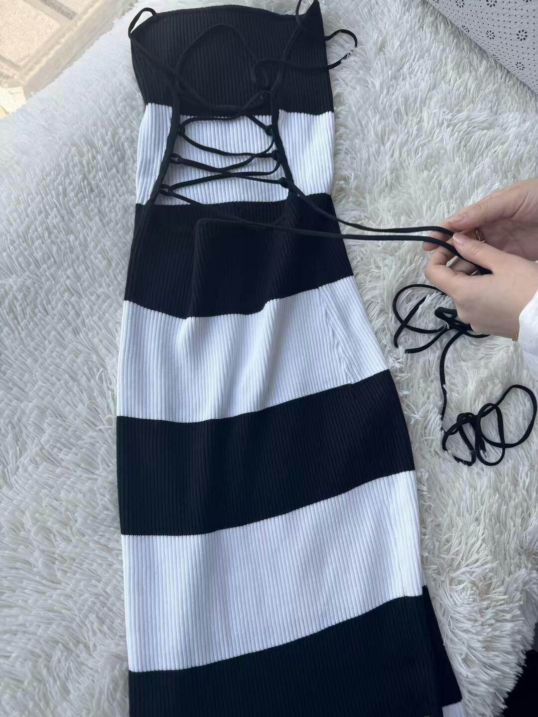 MiaFabbri Gestreepte Flex Jumpsuit