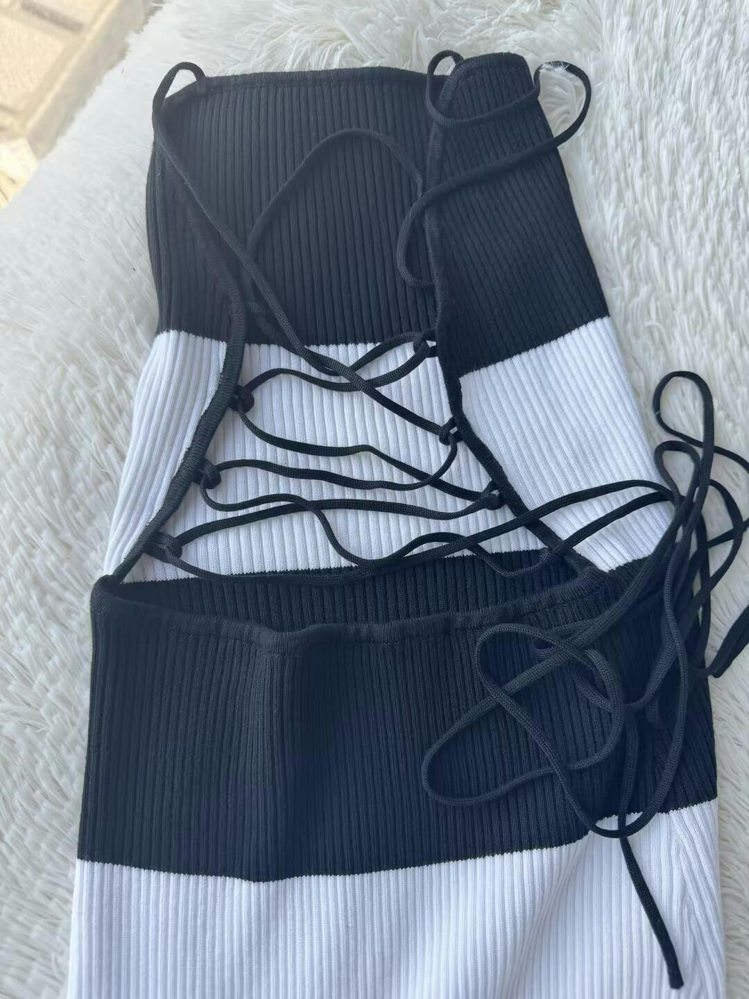 MiaFabbri Gestreepte Flex Jumpsuit