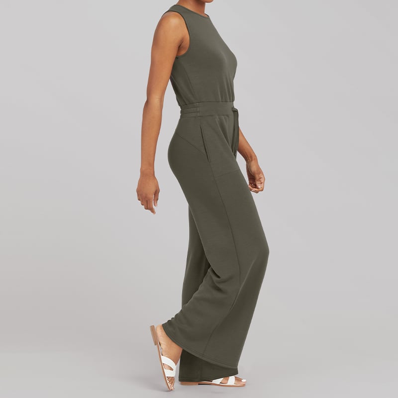 Elena – Dames Jumpsuit met Wijde Pijpen