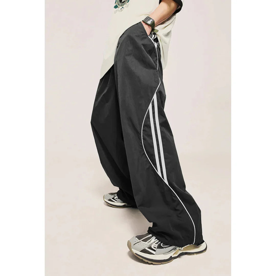 Lorenzo – Relaxte Heren Joggingbroek met Zijstrepen