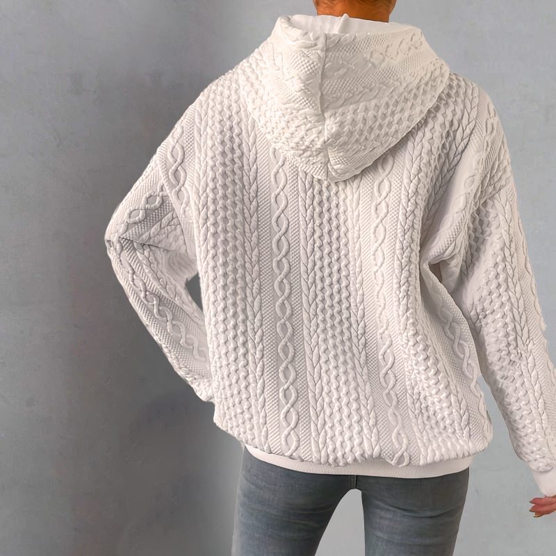 Stilista™ Kabelgebreide Hoodie