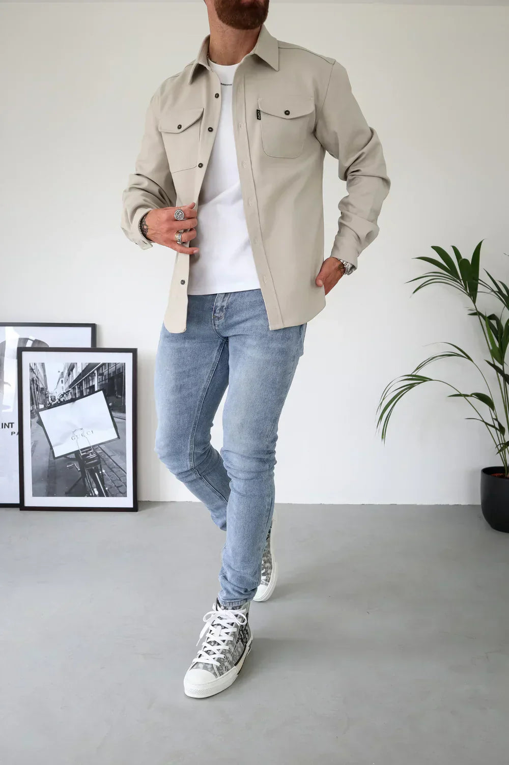 Lorenzo – Modern Fit Heren Overhemd in Casual Stijl