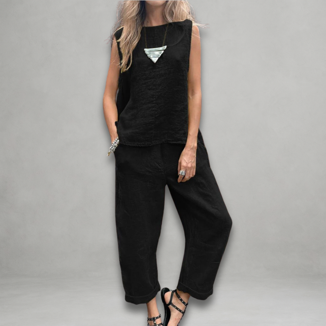 Chiara – Mouwloze Dames Zomerset in Twee Delen