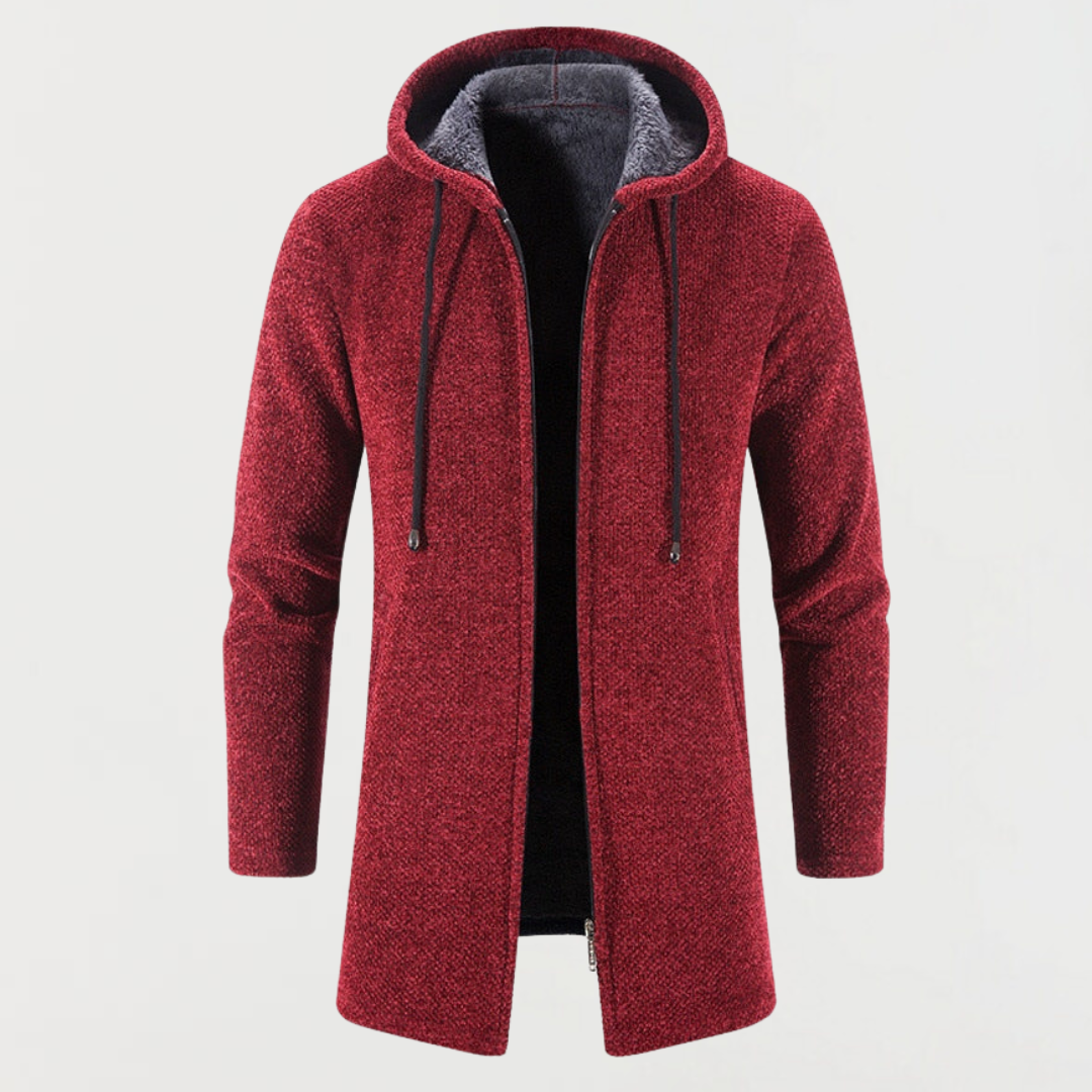 Matteo – Gewatteerde Heren Winterjas met Capuchon