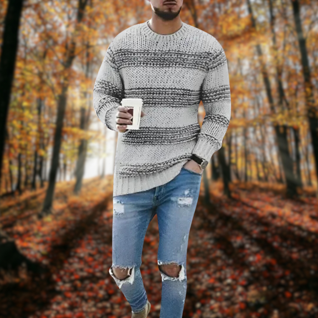 GiuliaRenaldi Elegante Gebreide Trui Voor Mannen