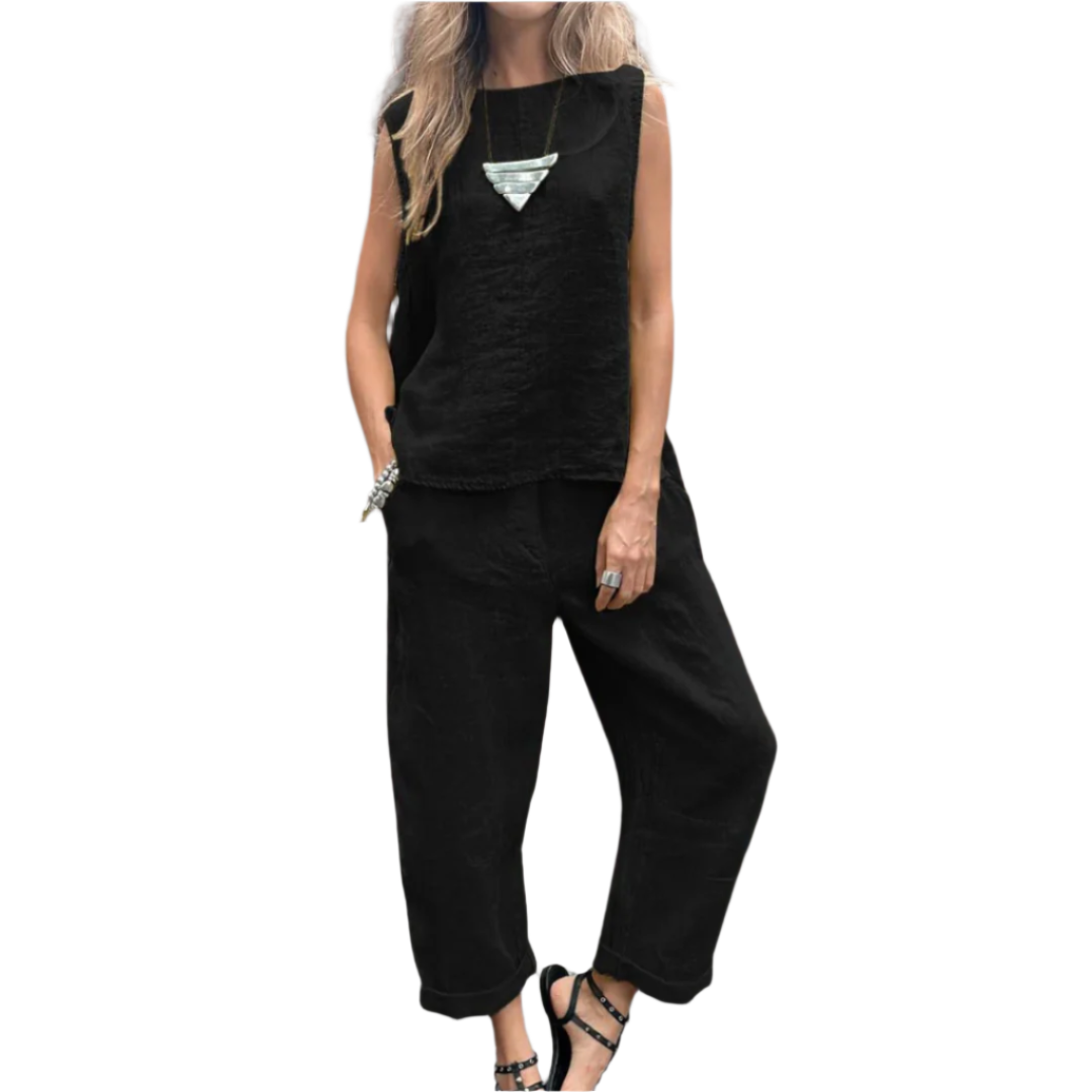 Chiara – Mouwloze Dames Zomerset in Twee Delen