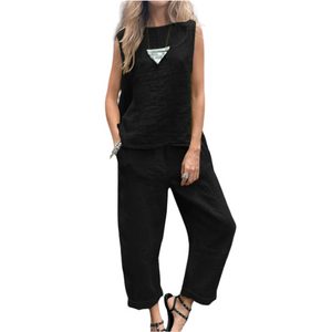 Chiara – Mouwloze Dames Zomerset in Twee Delen