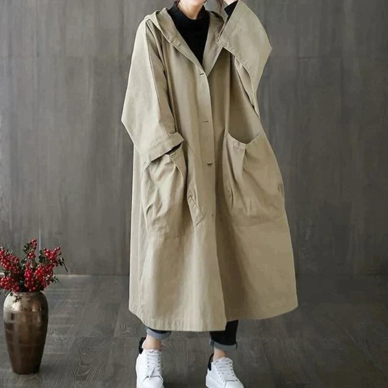 MilaFiore Oversized trenchcoat Voor Vrouwen