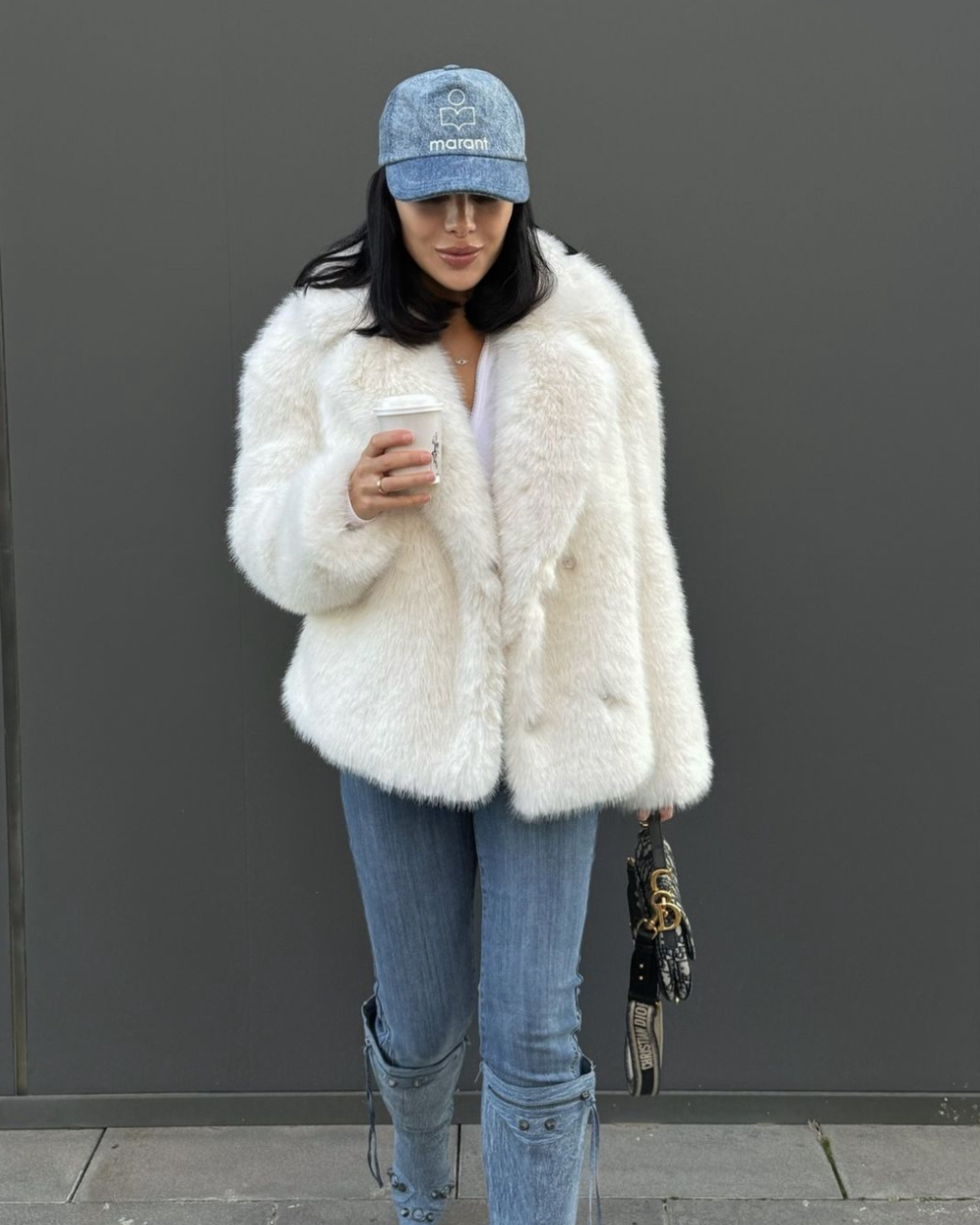 Sofia – Luxe Faux Fur Winterjas voor Dames