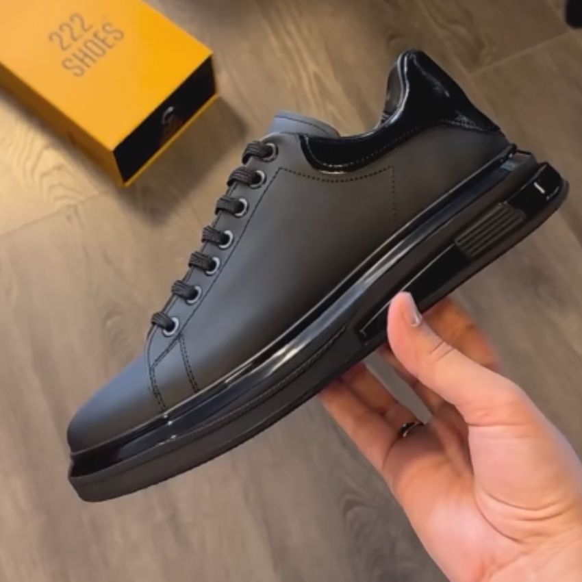 Lorenzo – Stijlvolle Zwarte Herensneakers