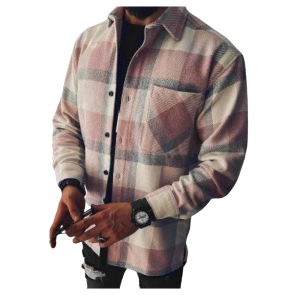 Matteo – Casual Heren Overhemd met Ruitpatroon