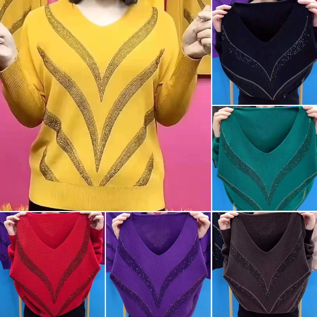 Giada™ Stijlvolle Ruiten Trui