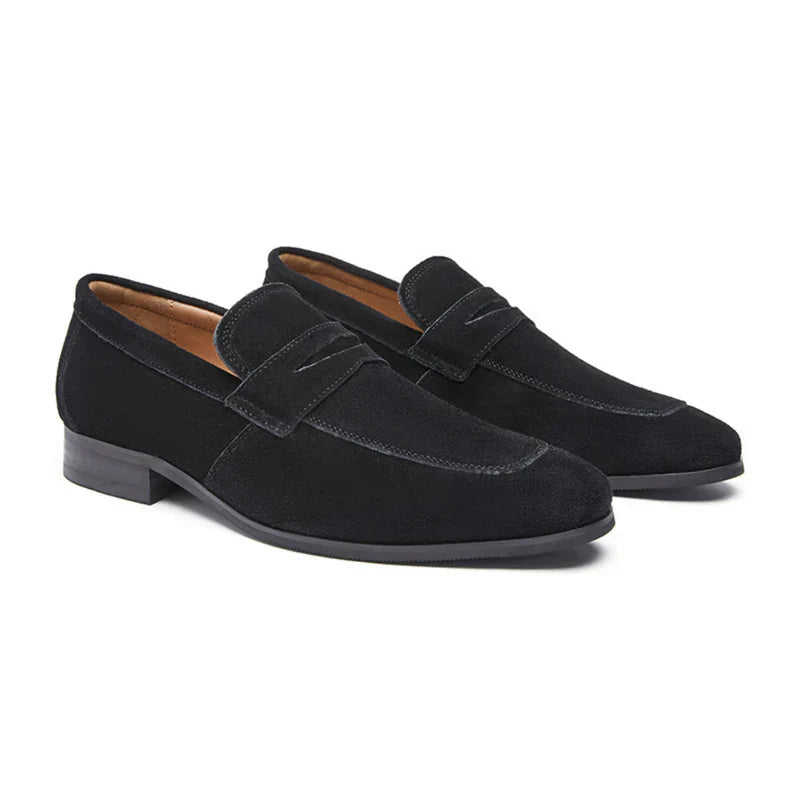 StefanoRinaldi Suède Penny Loafers