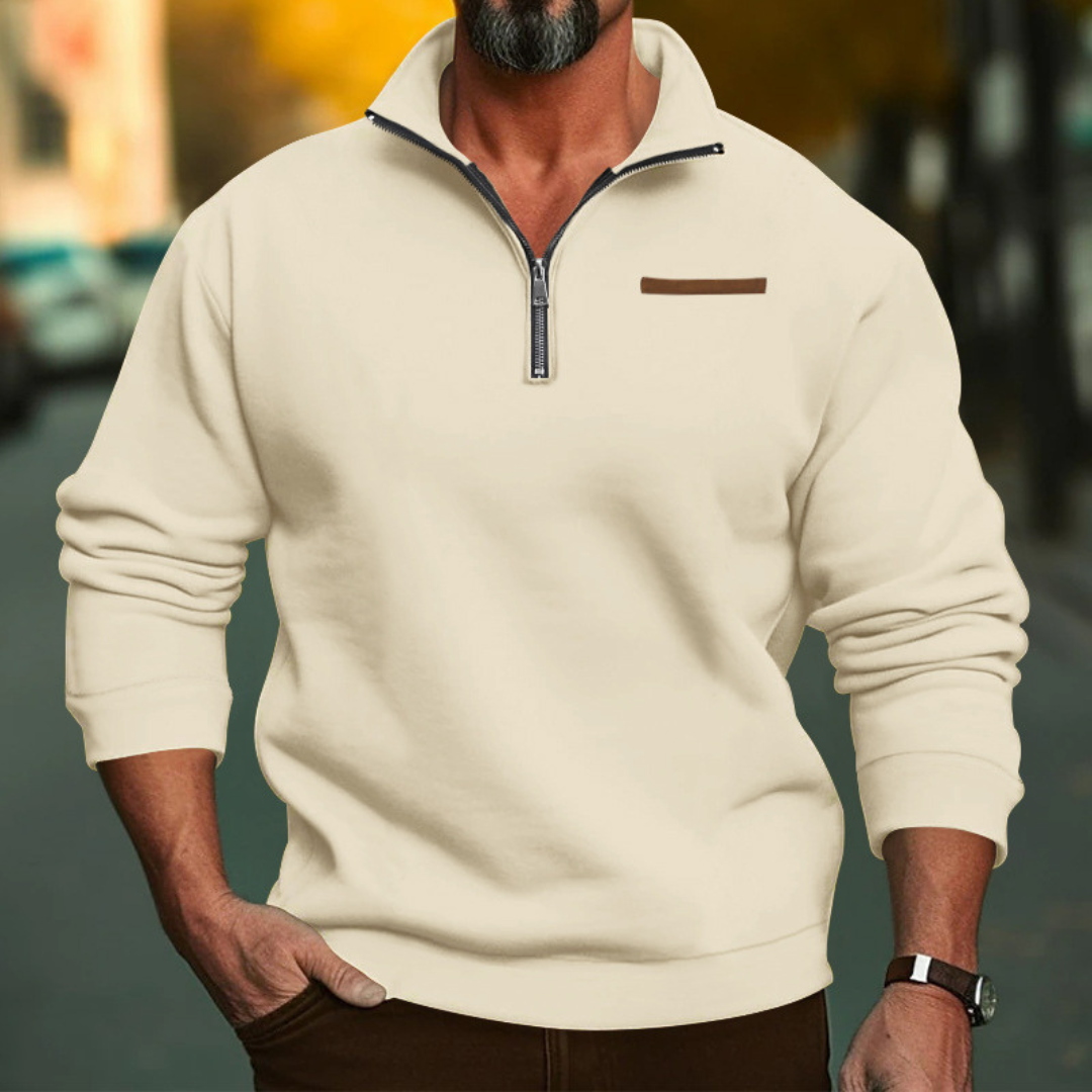 LuigiMarini Fleece Sweatshirt Voor Mannen