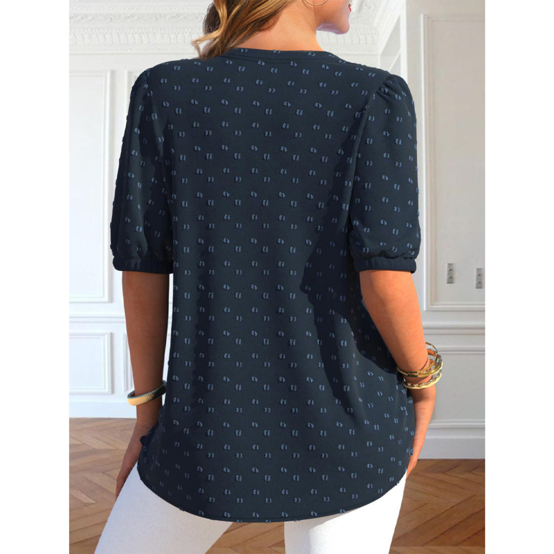 Camille – Moeiteloze V-Hals Damesblouse