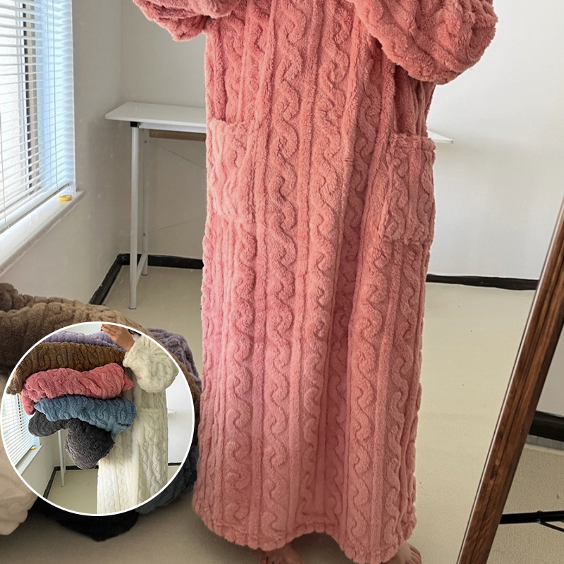 Corallo Winter koraal fluwelen homewear