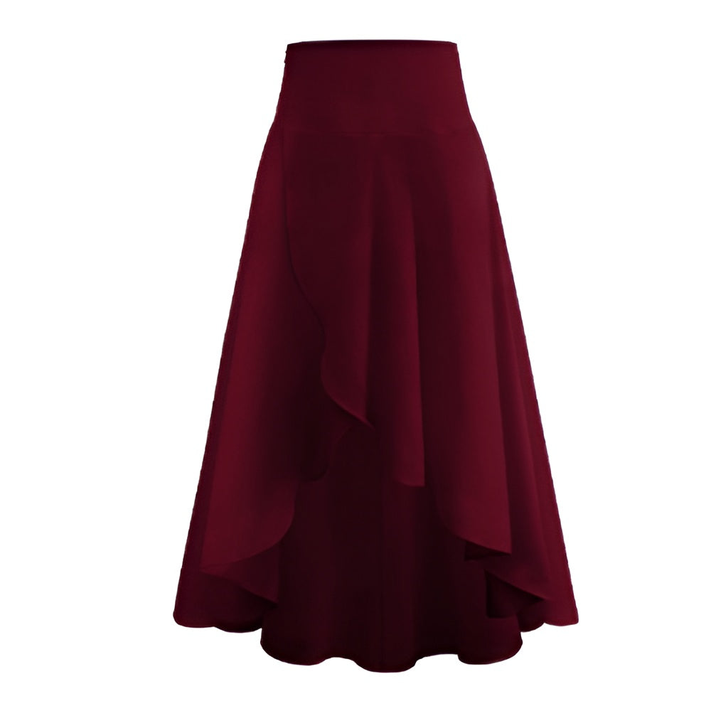 Isabella – Vrouwelijke Zomerrok op Midi-Lengte met Zwierige Pasvorm