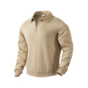 Luca – Klassieke Heren Trui met Ritssluiting