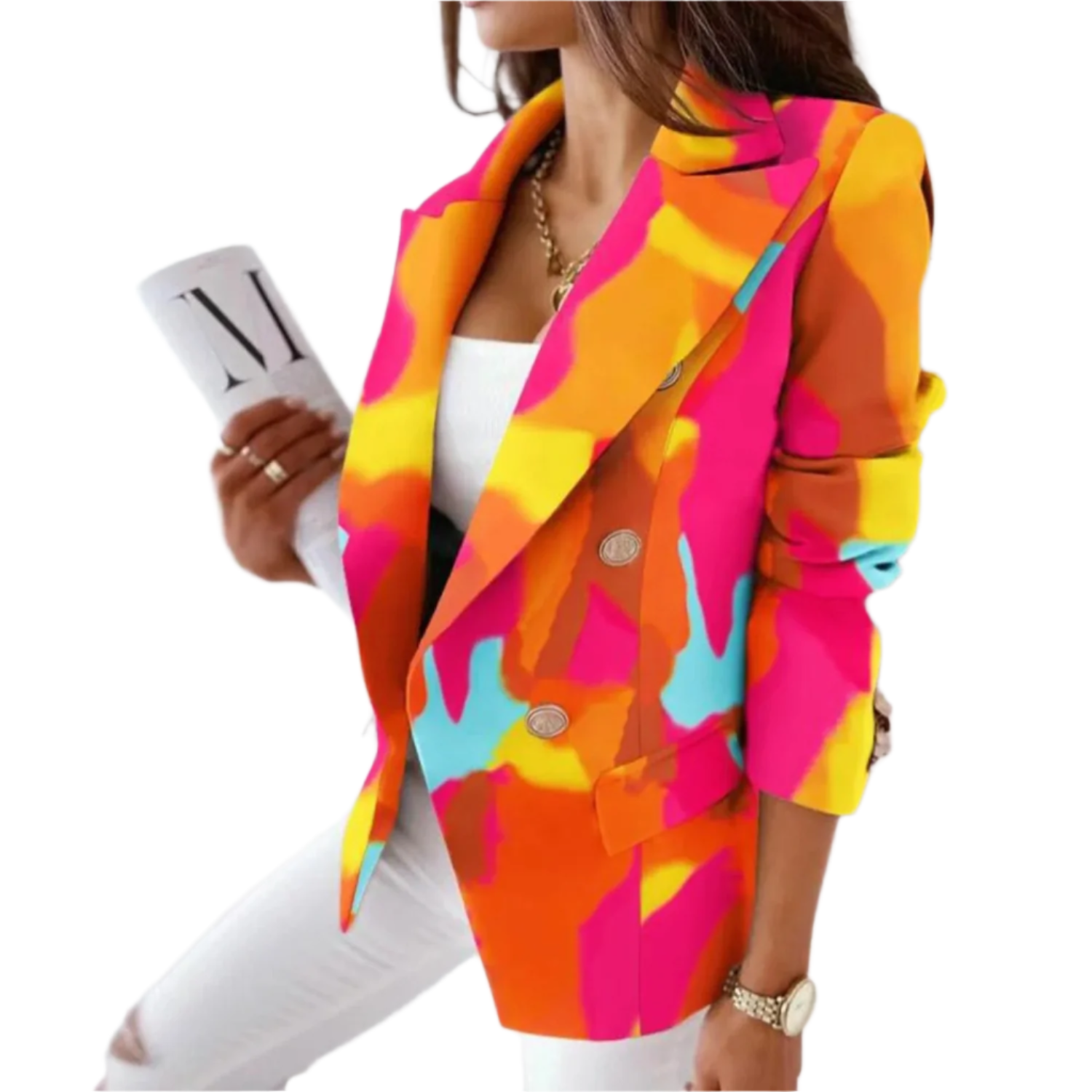 Elena – Getailleerde Dames Blazer voor Moeiteloze Elegantie